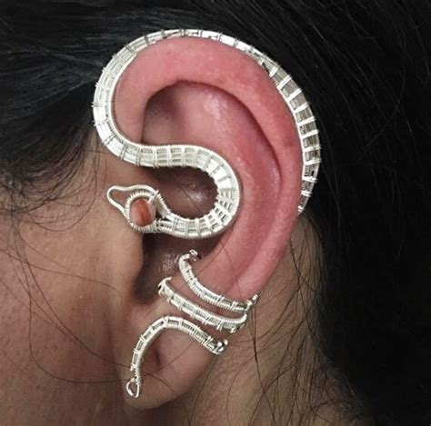Snake Earrings Cuff The Best Original Gemstone