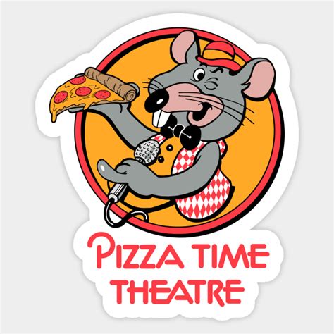 Pizza Time Chuck E Cheese Sticker Teepublic