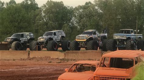 Monster Trucks In Cleveland County Fairgrounds Youtube