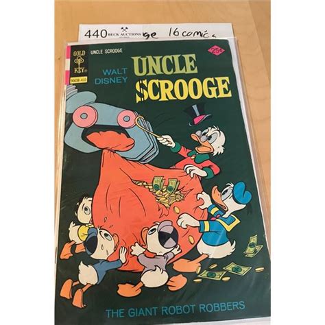 Uncle Scrooge 16 Assorted Issues Beck Auctions Inc