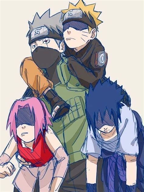 Naruto Sasuke Sakura And Kakashi I Literally Just Pinned The One Of