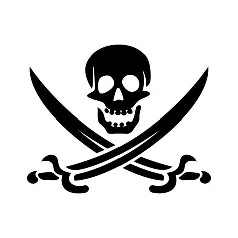 crossed swords cut file skull and swords png dxf svg pirate logo svg clipart cut file vector