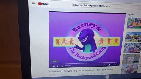 Barney And The Backyard Gang Intro Barney And The Byg Opening Youtube