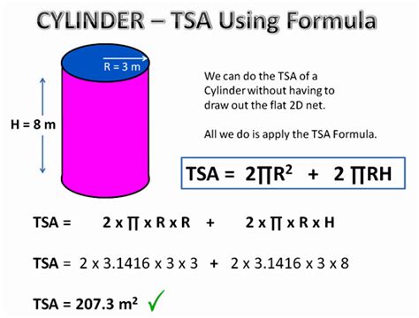 A =2πrh 500 = 2 × 3.14 × r × 10 500 = 62.8r r = 500/62.8 = 7.96 therefore the radius of the cylinder is 7.96 cm. Java Program Calculate Total Surface Area Of Cylinder | 3 Ways