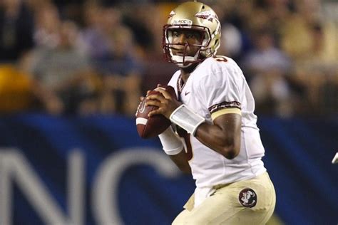 redshirt turned starter florida state qb jameis winston near perfect in 1st half against