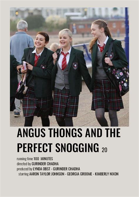 Angus Thongs And The Perfect Snogging Minimalist Polaroid Movie Poster