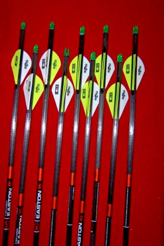 9 Fletched Easton Bowhunter 006 400 Spine Arrows Blazer Bow Hunt New