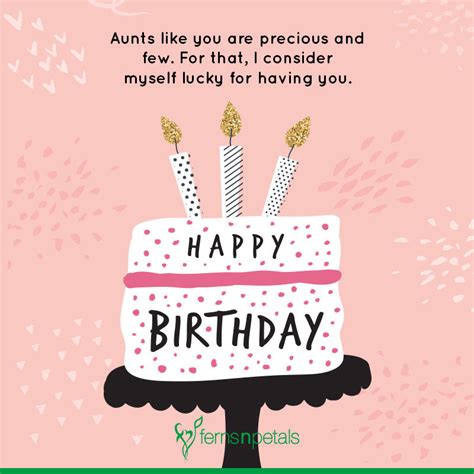 Best Happy Birthday Quotes Wishes For Aunty Ferns N Petals