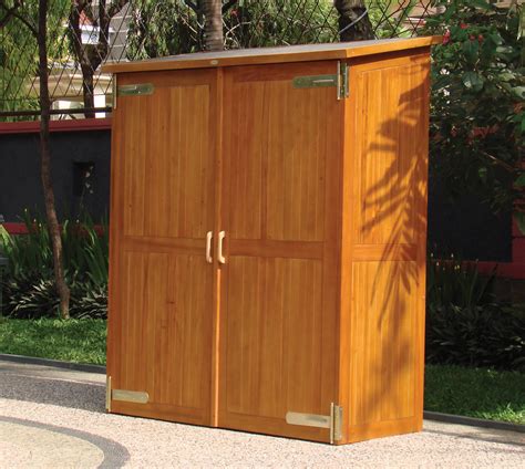 Hardwood Garden Storage Cabinet
