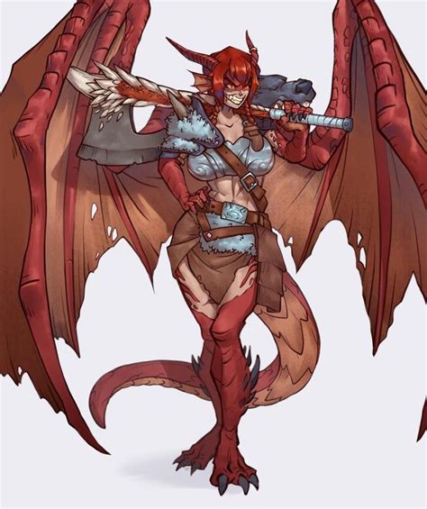 Oc Art Anella Dragonheart The Half Dragon Commission Dnd Fantasy