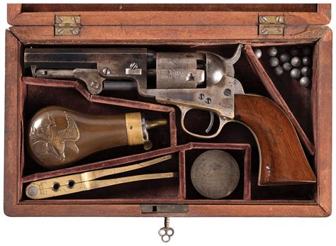 Cased Colt Model 1849 Pocket Percussion Revolver Rock Island Auction