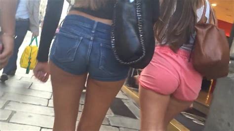 Hot Teen Babe With A Tight Ass In Jeans Shorts Hd Porn 5a