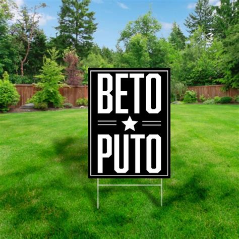 Beto Puto 4mm Corrugated Plastic Yard Signs Texas Governor Etsy