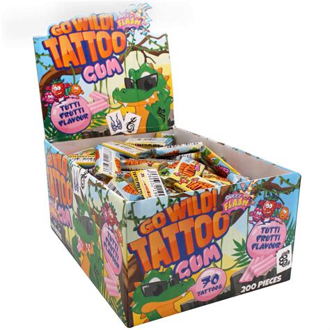 Rose tattoos leg tattoos flower tattoos arm tattoo body art tattoos sleeve tattoos tatoos sketch style tattoos tattoo sketches. Sweet Flash Tattoo Gum Go Wild! 200er | Online kaufen im World of Sweets Shop