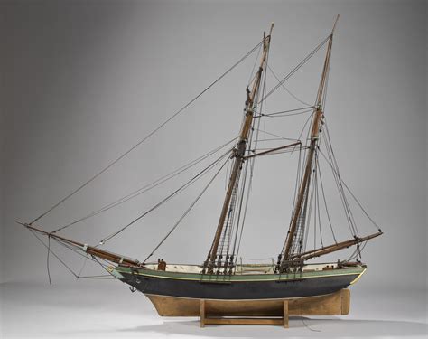 Boat Schooner Topsail Model