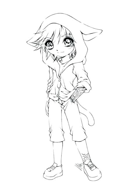 By coloring the free coloring pages, find your favorite chibi ! Cute Couple Coloring Pages at GetColorings.com | Free ...