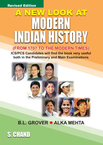 Modern Indian History From 1707 To The Modern Times B L