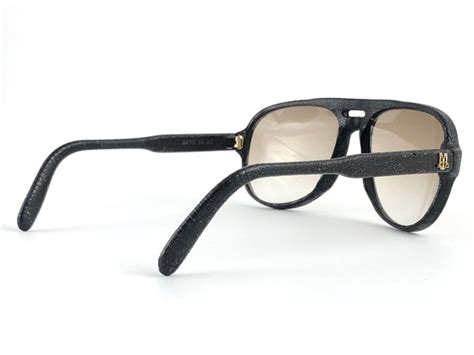 New Vintage Maxim S De Paris Real Leather Lizard Frame 1980 S Glasses For Sale At 1stdibs