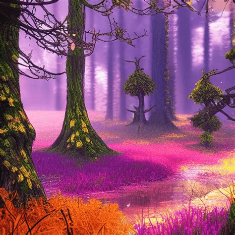 Beautiful Fantasy Dream Forest · Creative Fabrica