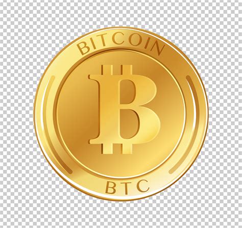 Bitcoin Coin On Transparent Background 293344 Vector Art At Vecteezy