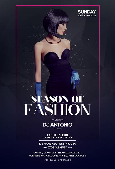 Check Out My Behance Project “season Of Fashion Psd Flyer Template