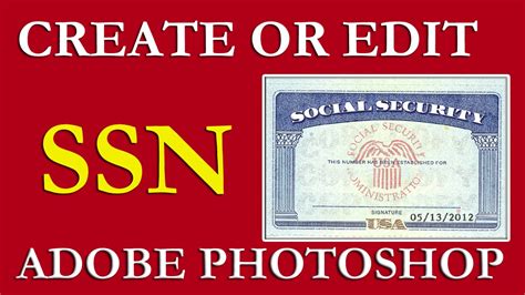 Ssn card template creative images. How To Edit Ssn | Ssn Pdf Template Download Free On Vimeo with Social Security Card Template ...