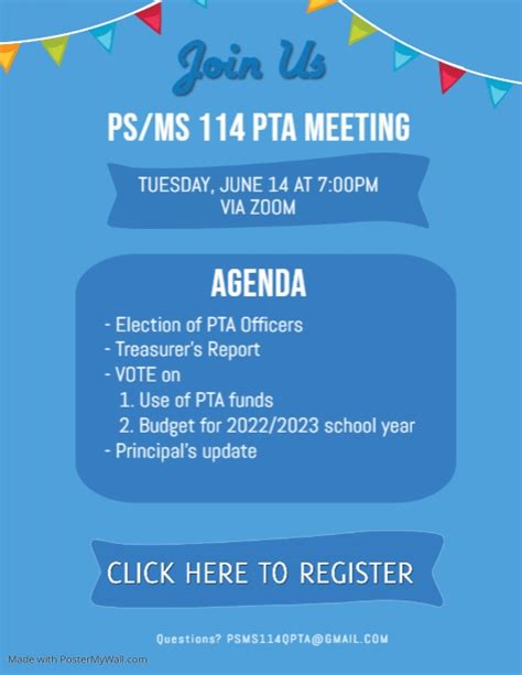 Pta Elections Flyer Postermywall