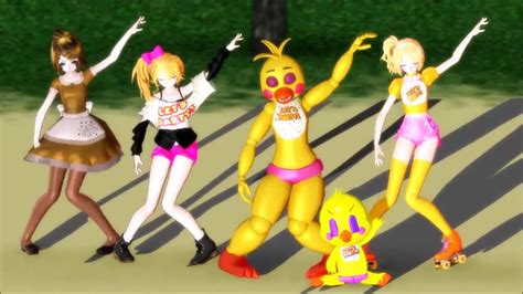 Mmd Fnaf Toy Chica Tik Tok Youtube Otosection