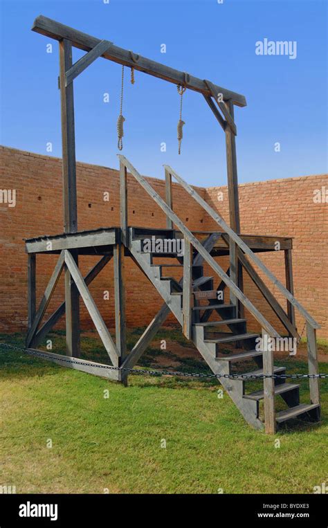 The Gallows At Tombstone City Courthouse Arizona Usa This A