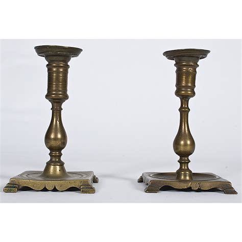 Spanish Brass Candlesticks Cowans Auction House The Midwests Most