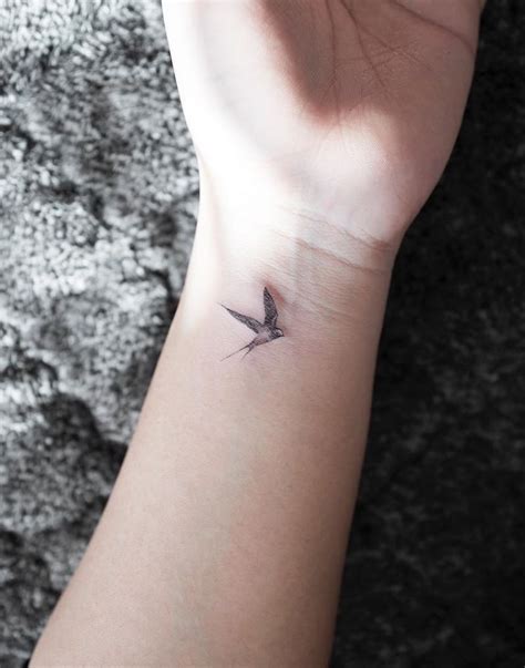 Bird Small Tattoo By Hongdam Tattoo Insider