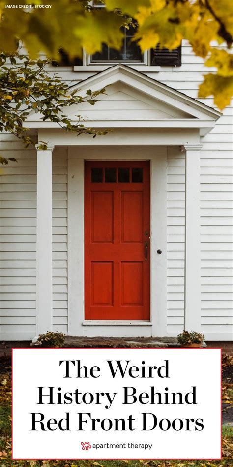 A Red Door Could Mean Youre Living Debt Free A Red Door Could Also Be