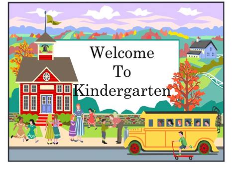Ppt Welcome To Kindergarten Powerpoint Presentation Free Download
