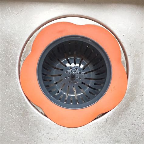 JeashCHAT Hair Catcher Rubber Stopper Shower Drain Covers for Bathroom