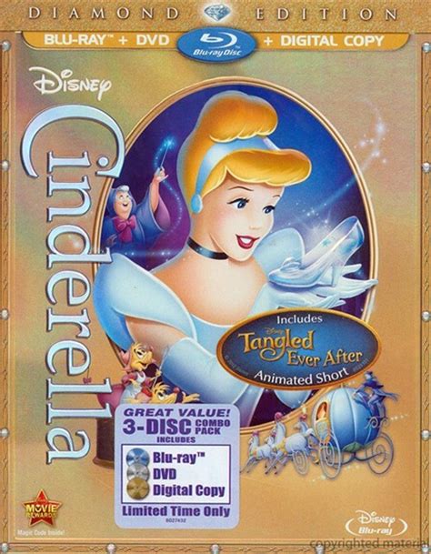 Cinderella Diamond Edition Blu Ray Dvd Digital Copy Blu Ray Dvd Empire