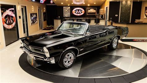 Stunning Triple Black 1965 Pontiac Gto Convertible For Sale
