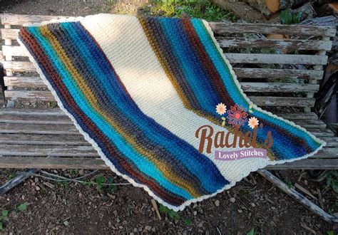 Rachels Lovely Stitches Navajo Blanket Pattern ~free Crochet Pattern~