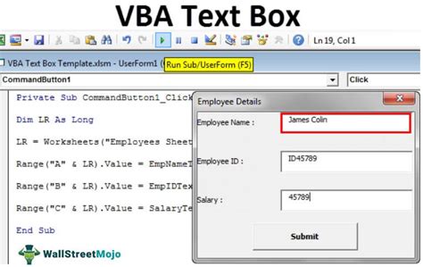 Vba Textbox How To Insert Use Textbox In Vba Userform