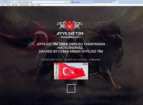 Ayyıldız Tim Anonymous Hack Grubunun Sitesini Hackledi Wm Aracı
