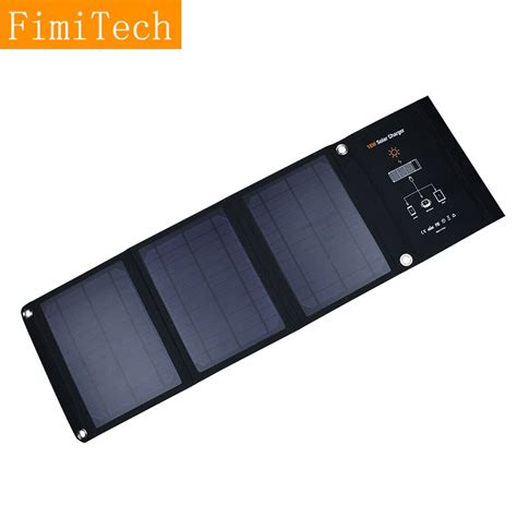 Foldable Solar Panel 16w 5v 2 6a Monocrystalline Solar Charger For For Iphone Sumsung Xiaomi
