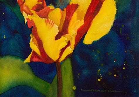 Tulips Mania 5 Painting By Carolina Tana Fine Art America