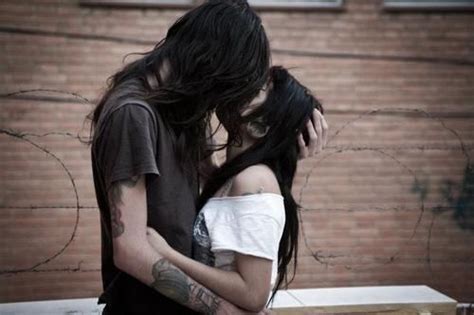 Pin By Sydney Wright On Wedding Emo Couples Cute Emo Couples Scene Couples