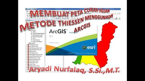 Membuat Peta Curah Hujan Metode Poligon Thiessen Menggunakan ArcGIS