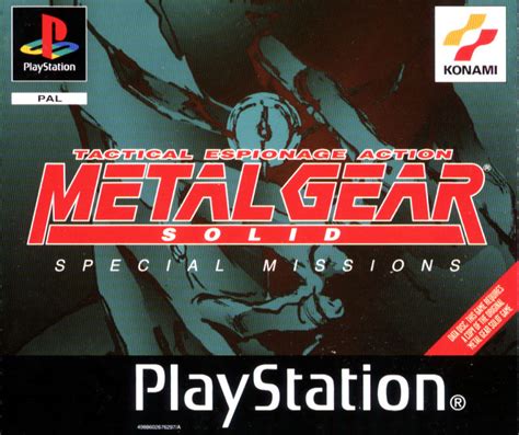 Metal Gear Solid Vr Missions 1999 Playstation Box Cover