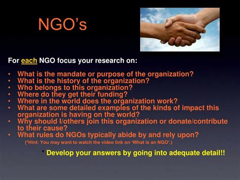 Ppt Ngos Non Governmental Organizations Powerpoint Presentation