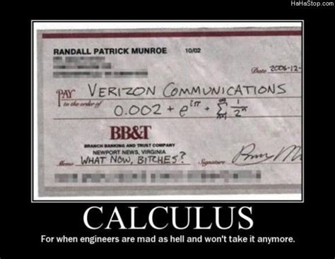 Calculus Math Humor Science Memes Funny Math Jokes
