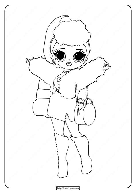 Lol Surprise Omg Lady Diva Coloring Page Unicorn Coloring Pages My