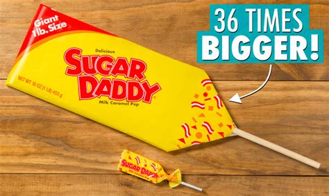 Giant 1 Lb Sugar Daddy Enormous Milk Caramel Lollipop