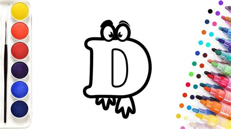 Bolalar Uchun D Harfini Chizish Oson How To Draw Letter D For Kids