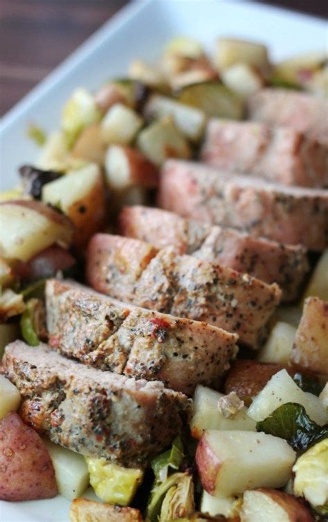 Preheat oven to 350f with rack on lower middle position. Pork Tenderloin Sheet Pan Dinner | Sheet pan dinners ...